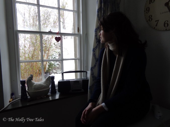 DSC02510 - Pensive Girl. Young Woman. At the Window - The Holly Tree Tales.com -