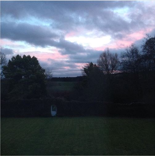 image - sunset - berwickshire - where the light comes in - holly mmb