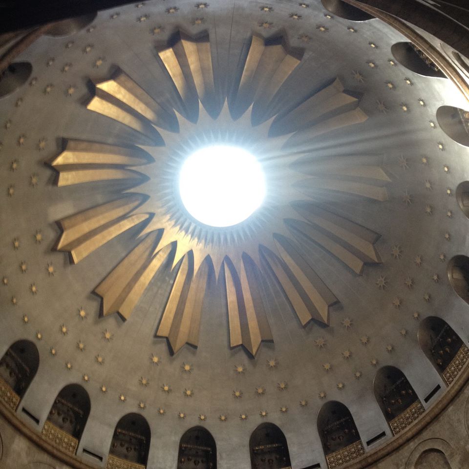 Ceiling. Church of The Holy Sepulchre. Jerusalem. Light. Beauty. Grace.  (c) Holly M Maxwell Boydell. www.TheHollyTreeTales.com