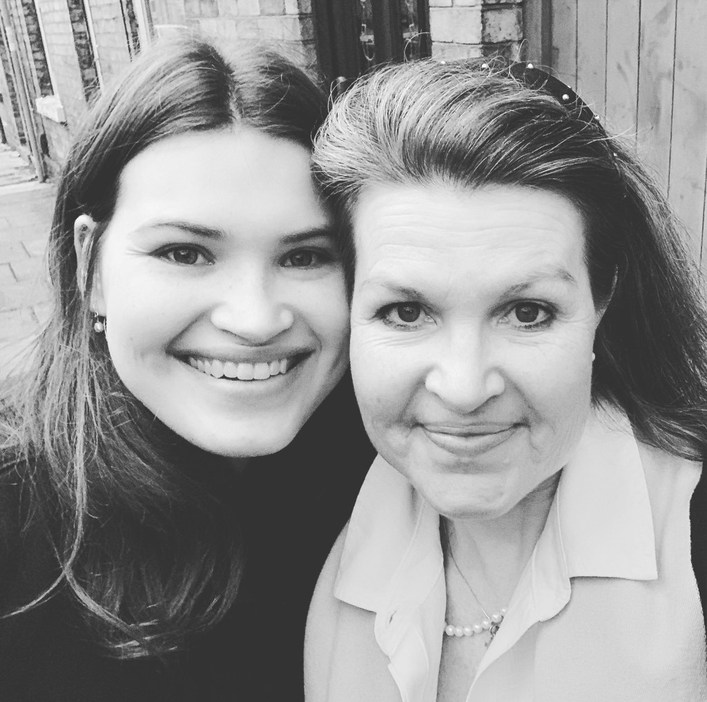 Black and white image. Mother and Daughter. (c) Holly M Maxwell Boydell www.TheHollyTreeTales.com