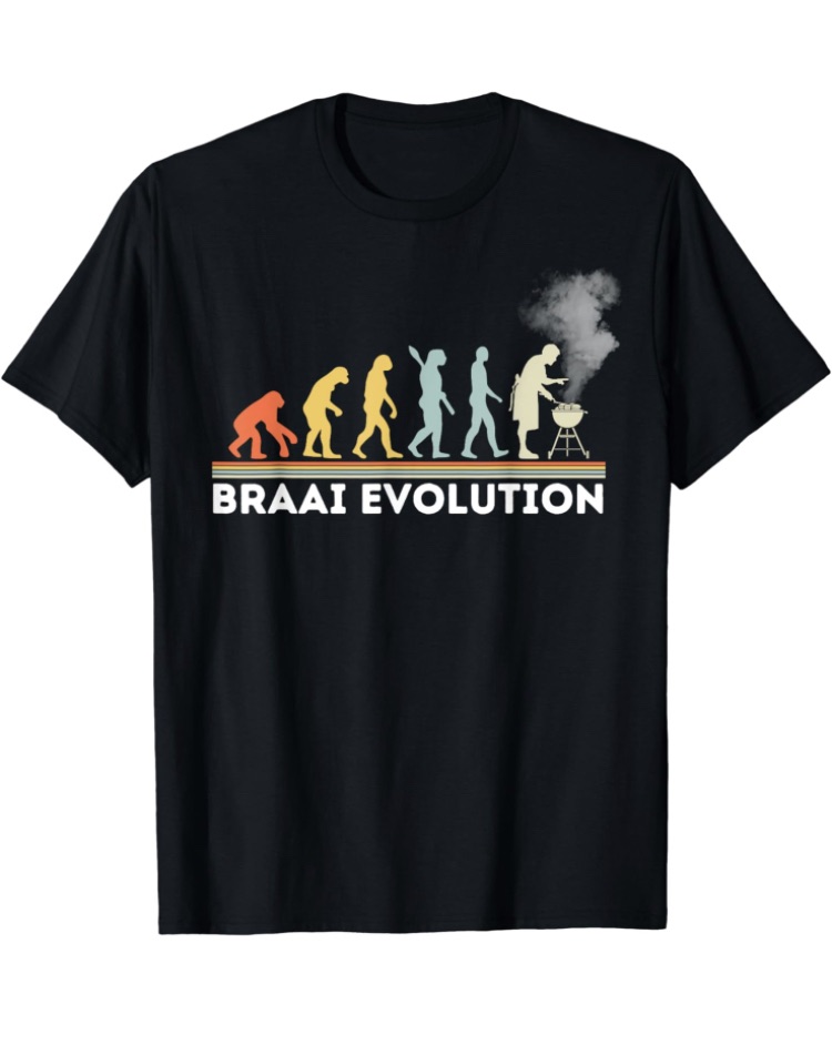 Black TShirt. Braai Evolution